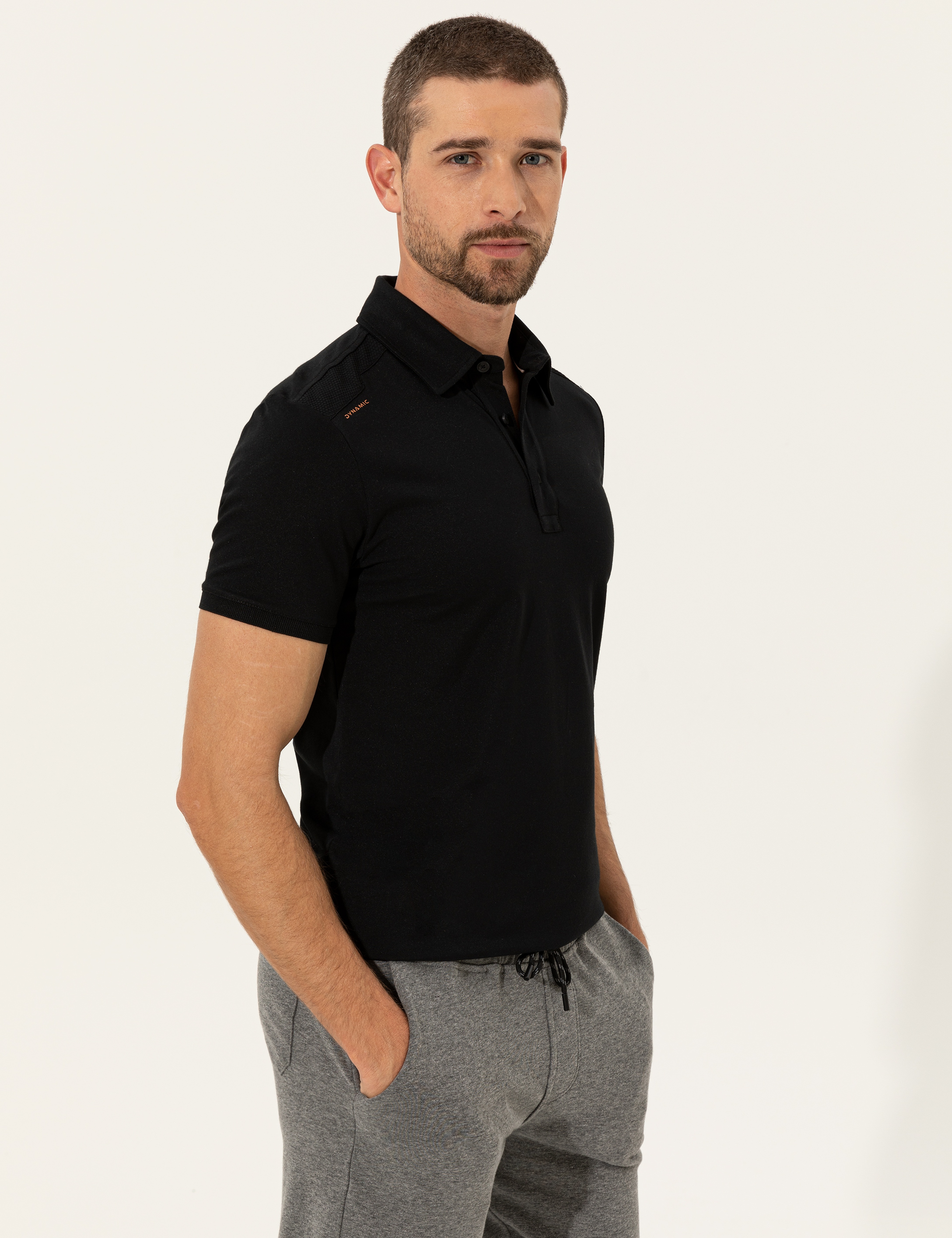 Siyah Slim Fit Tshirt