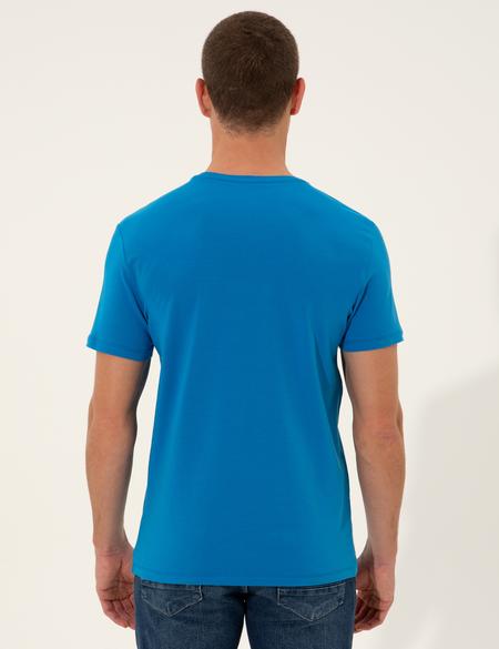 Mavi Slim Fit Bisiklet Yaka Basic Tişört - 50251739032