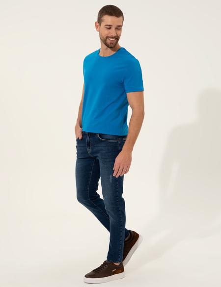 Mavi Slim Fit Bisiklet Yaka Basic Tişört - 50251739032