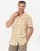 Sarı Regular Fit Kısa Kollu Gömlek