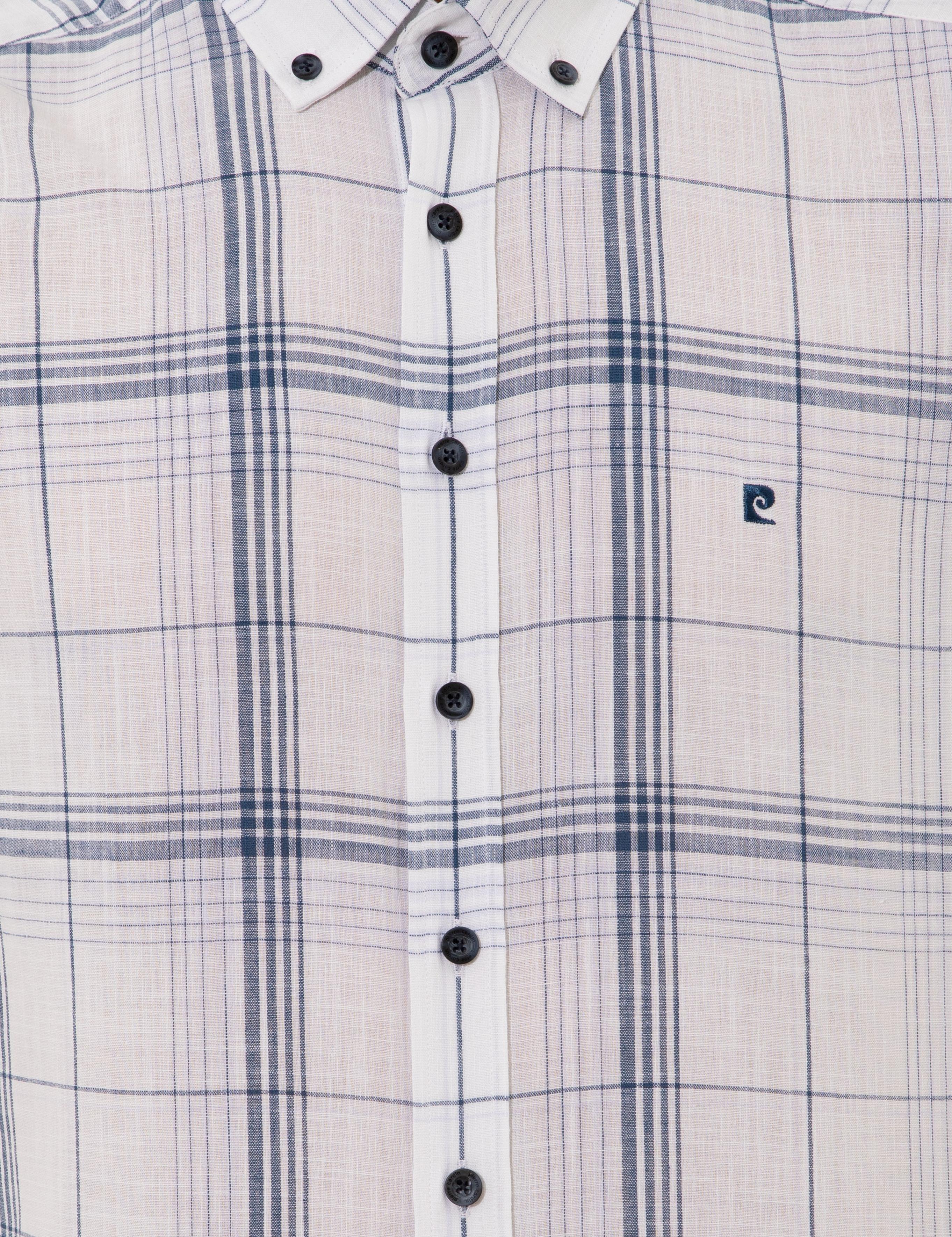 Lacivert Regular Fit Kısa Kollu Gömlek