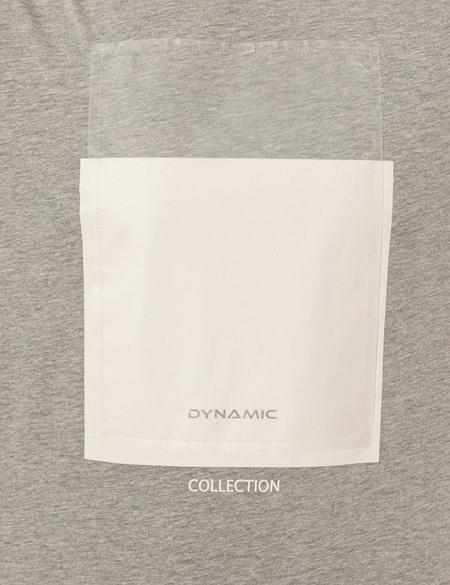 Gri Melanj Slim Fit Bisiklet Yaka Tişört - 50249352003