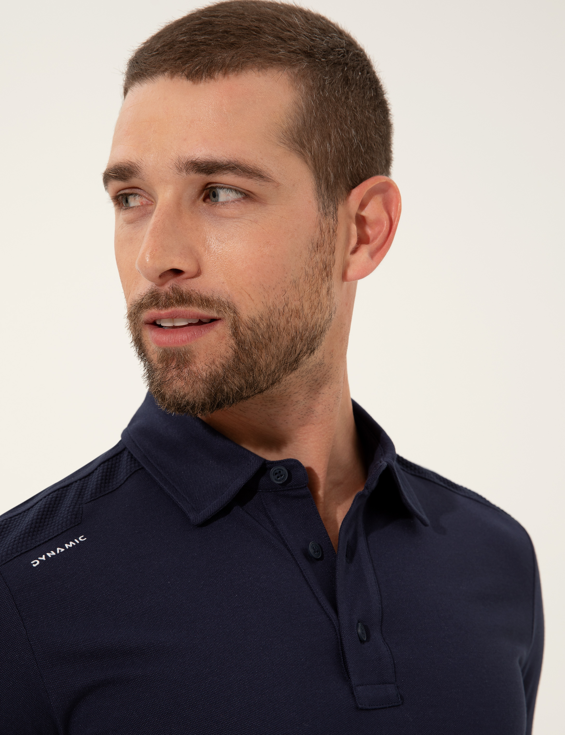 Lacivert Slim Fit Polo Yaka Tişört - Image 2
