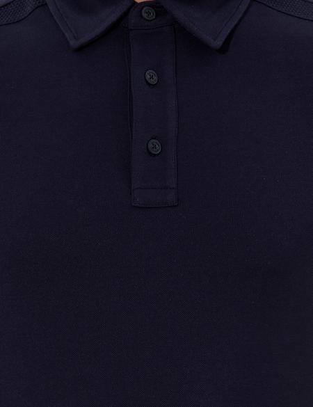 Lacivert Slim Fit Polo Yaka Tişört - 50250234039
