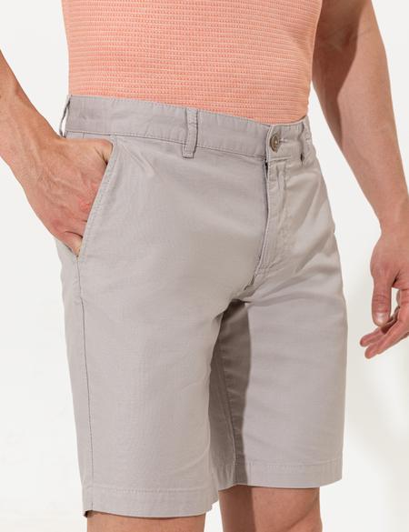 Gri Regular Fit Bermuda Şort - 50251541001