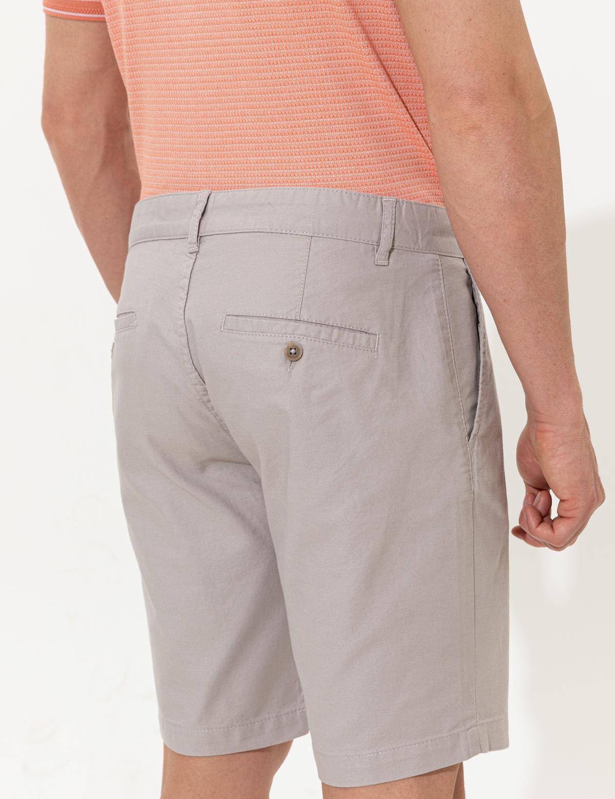 Gri Regular Fit Bermuda Şort - 50251541001