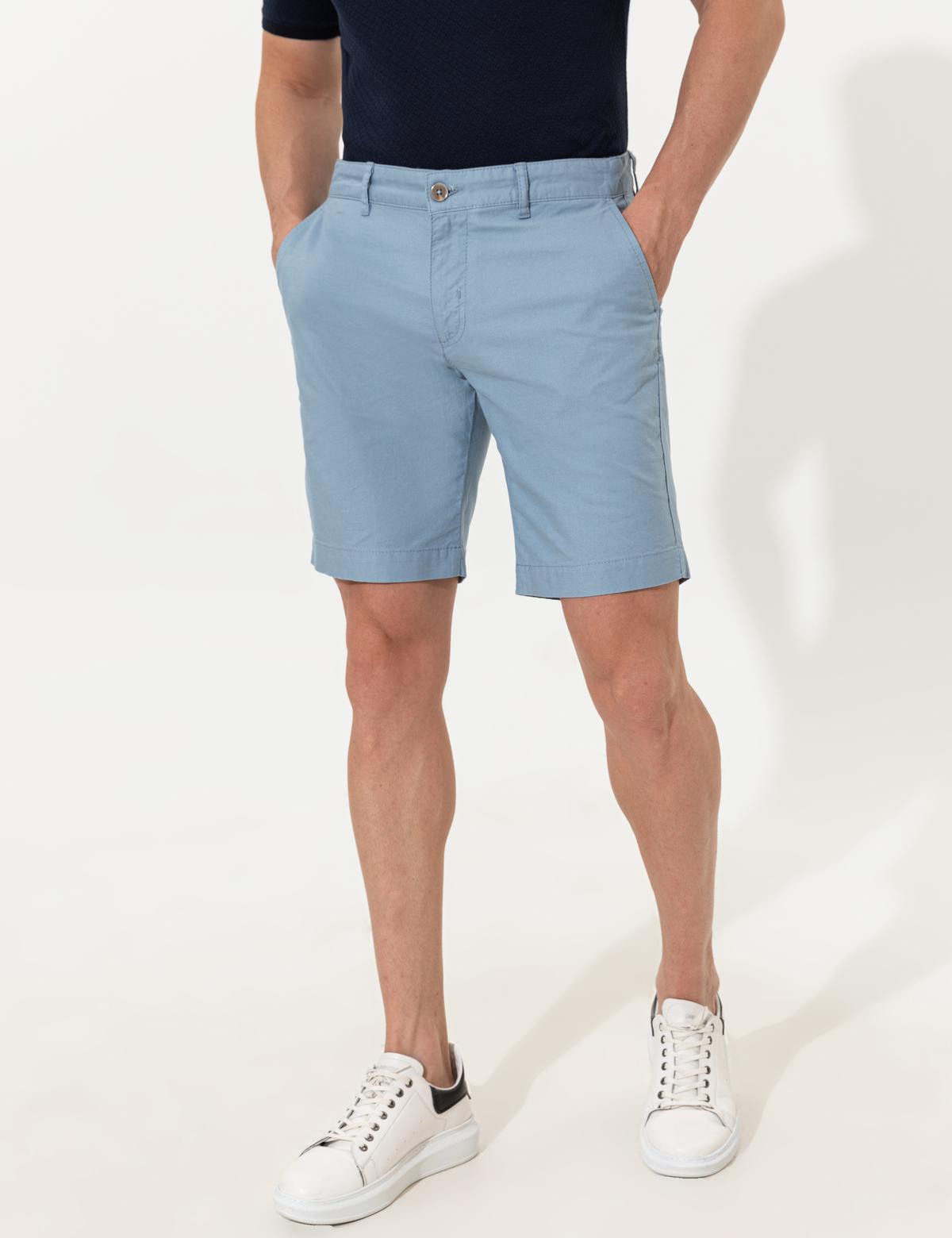 Mavi Regular Fit Bermuda Şort - 50251541036