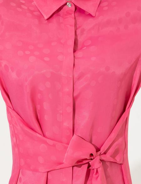 Fuşya Uzunkollu Elbise - 50247500004