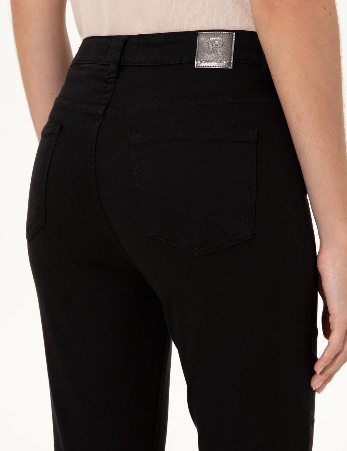 Siyah Skinny Fit Kanvas Pantolon - 50247908077