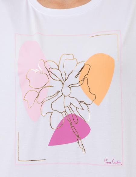 Beyaz Regular Fit Tişört - 50252145002