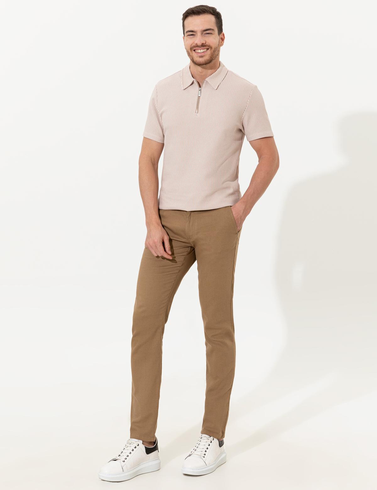 Vizon Slim Fit Kanvas Pantolon - 50251503187