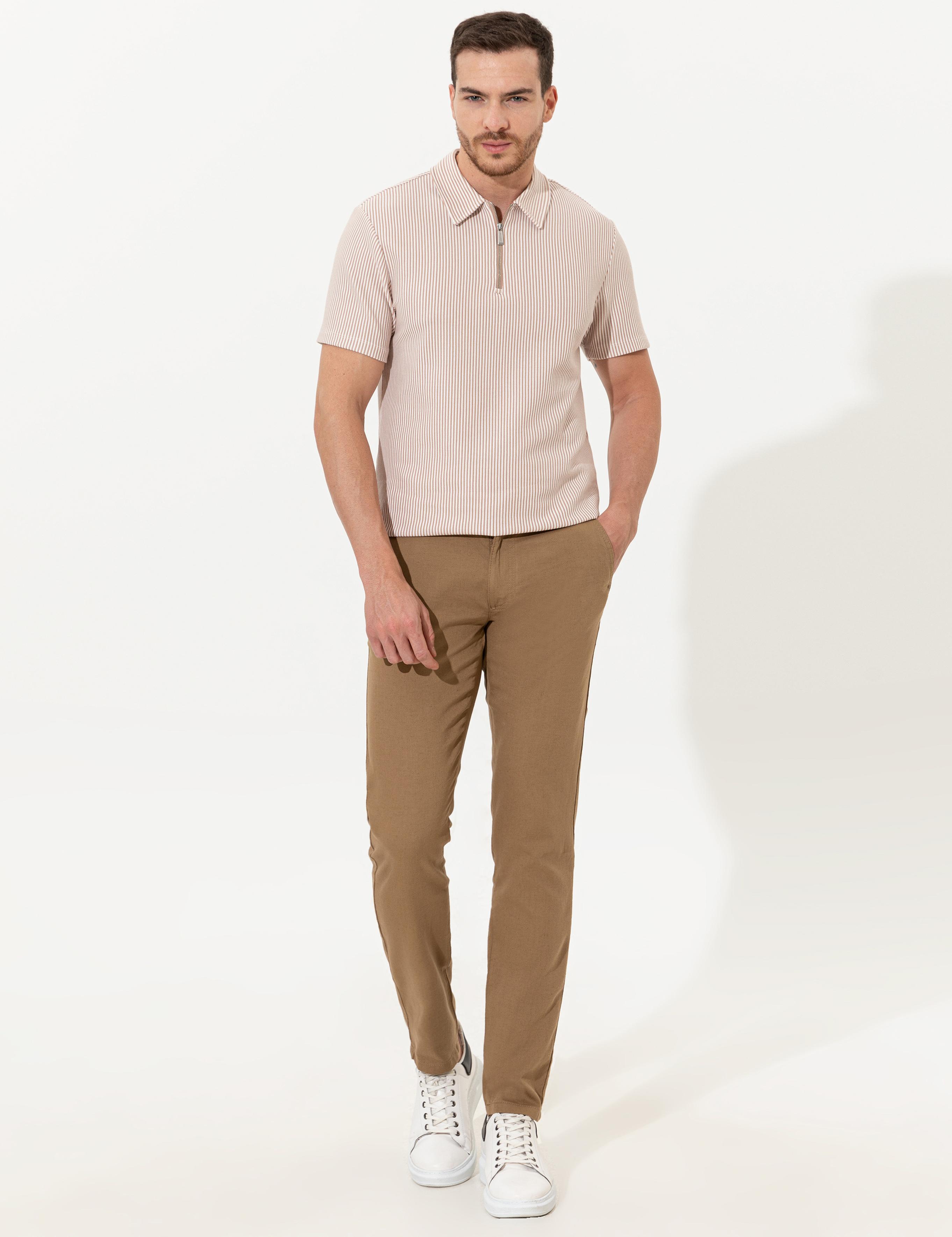 Vizon Slim Fit Kanvas Pantolon