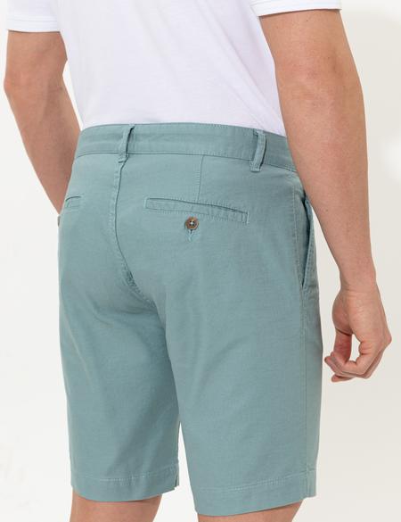 Yeşil Regular Fit Bermuda Şort - 50251541018