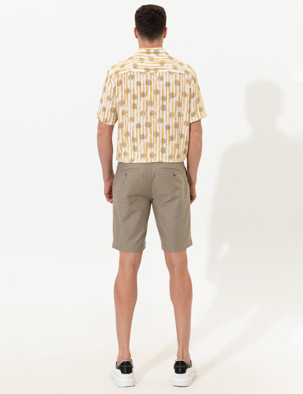 Kum Slim Fit Bermuda Şort - 50258898029