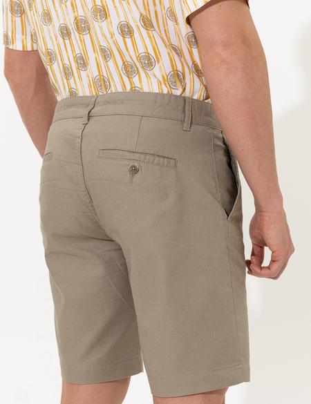 Kum Slim Fit Bermuda Şort - 50258898029