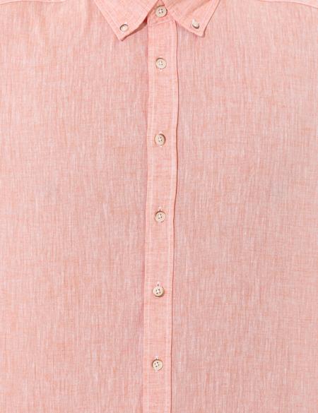 Turuncu Regular Fit Uzun Kollu Gömlek - 50249667091