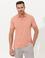 Coral Dokulu Slim Fit Polo Yaka Tişört