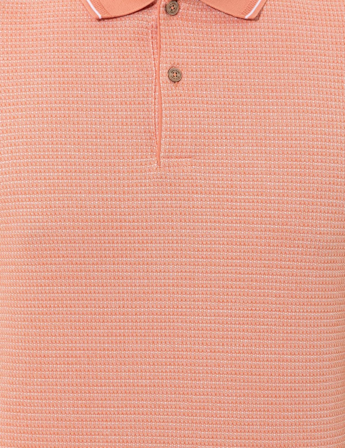 Coral Dokulu Slim Fit Polo Yaka Tişört - 50250208039