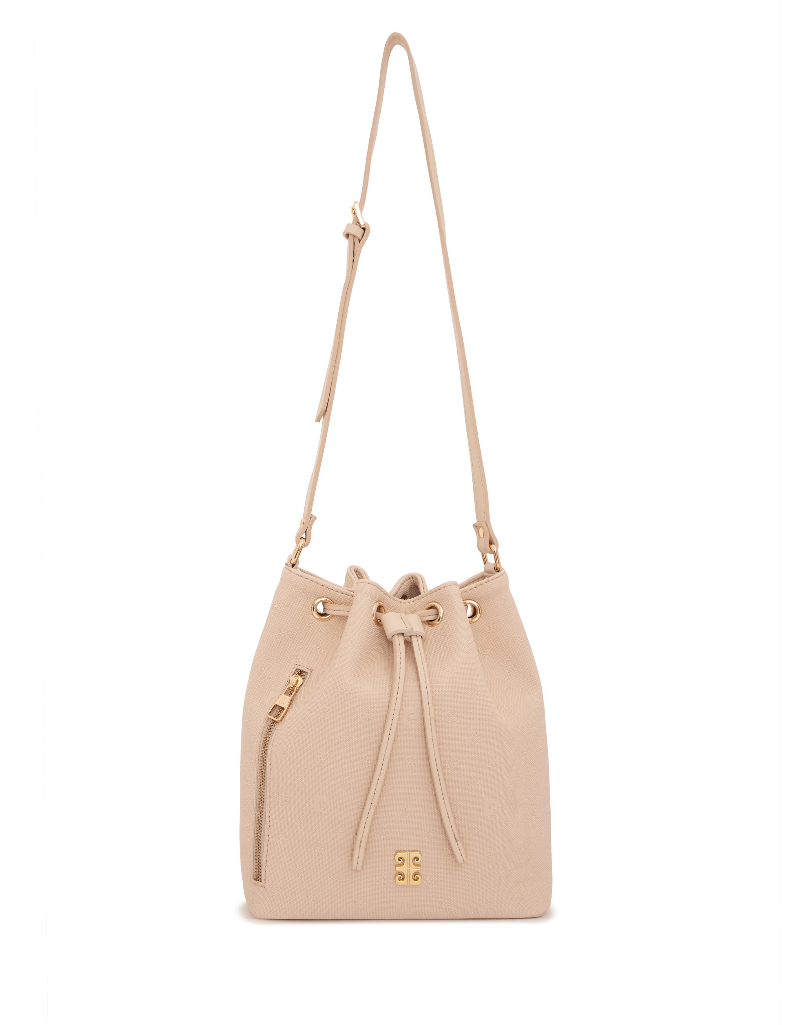 Bej Büzgülü Çanta