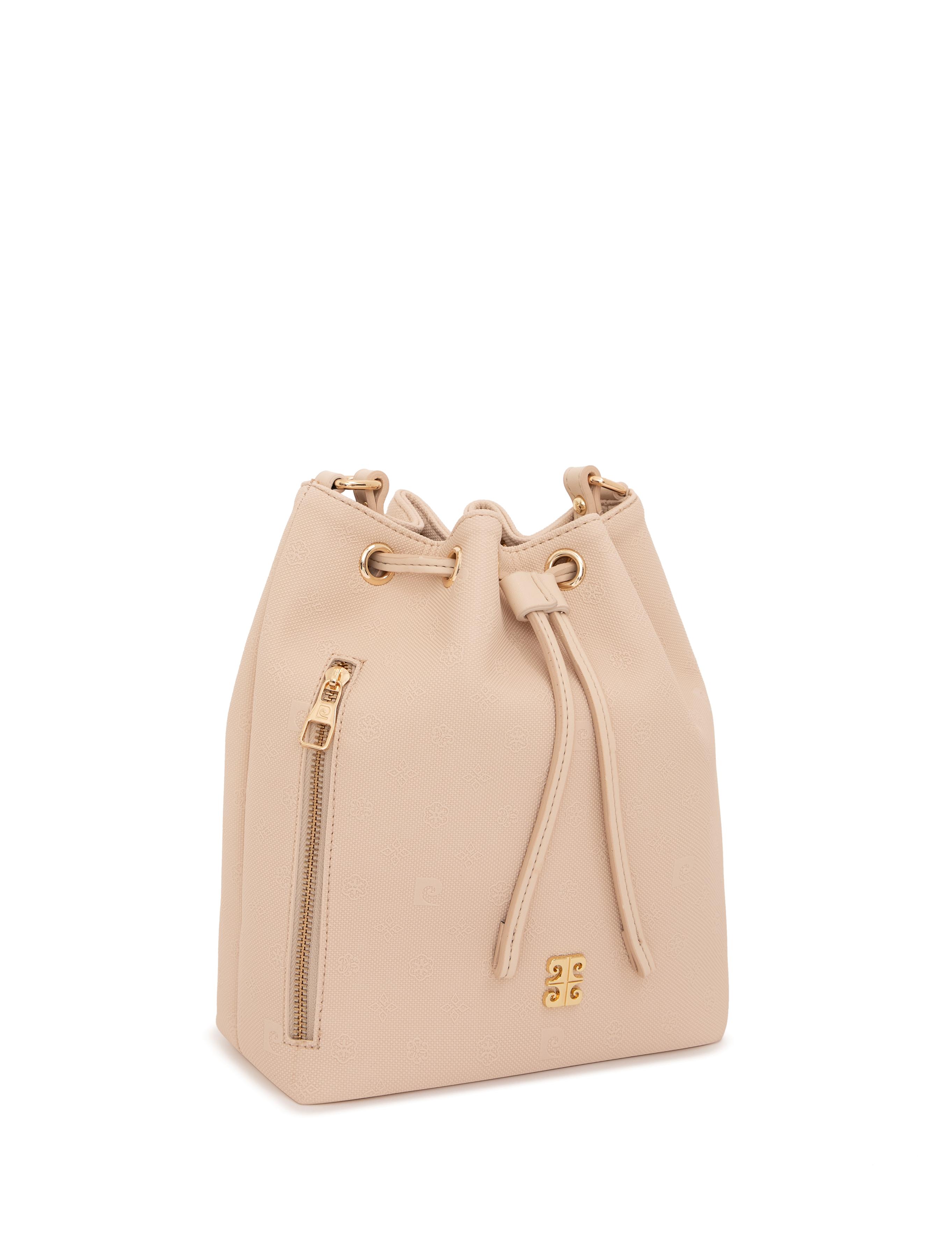 Bej Büzgülü Çanta