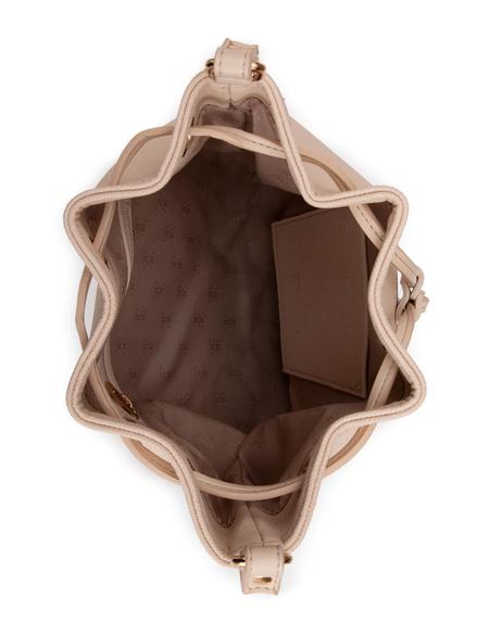 Bej Büzgülü Çanta - 50261497006