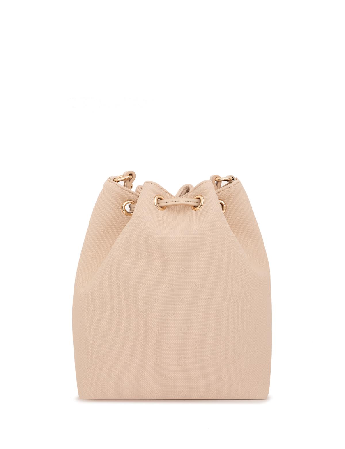 Bej Büzgülü Çanta - 50261497006