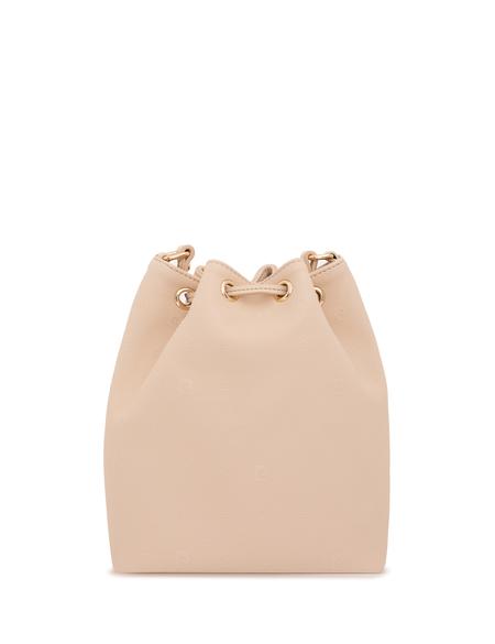 Bej Büzgülü Çanta - 50261497006