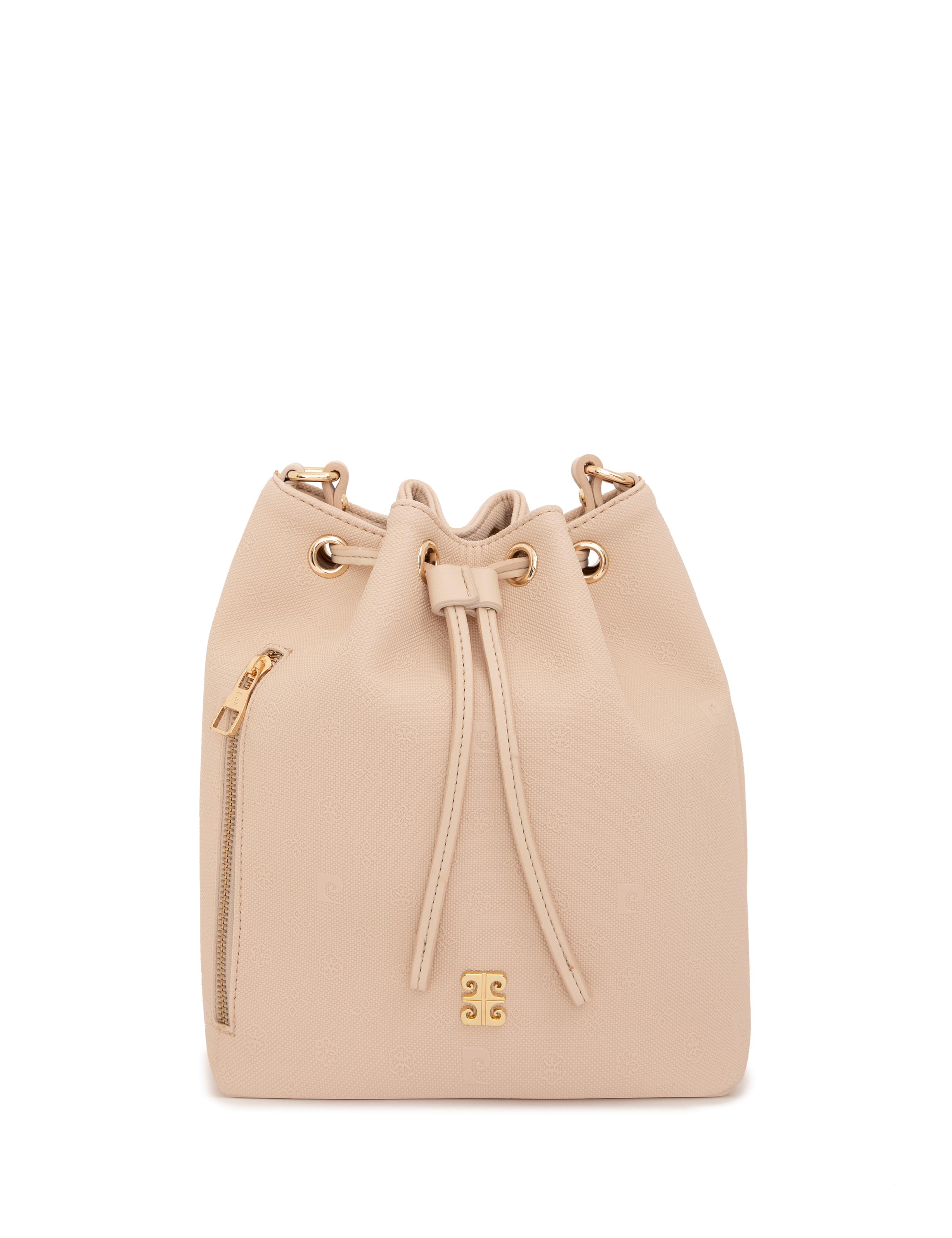 Bej Büzgülü Çanta