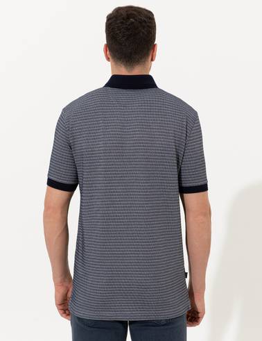 Lacivert Regular Fit Polo Yaka Tişört
