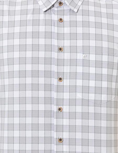 Gri Regular Fit Kısa Kollu Gömlek - 50249666018