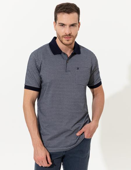 Lacivert Regular Fit Polo Yaka Tişört - 50250225016