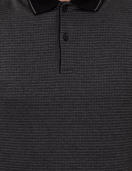 Siyah Slim Fit Tişört - 50250208049