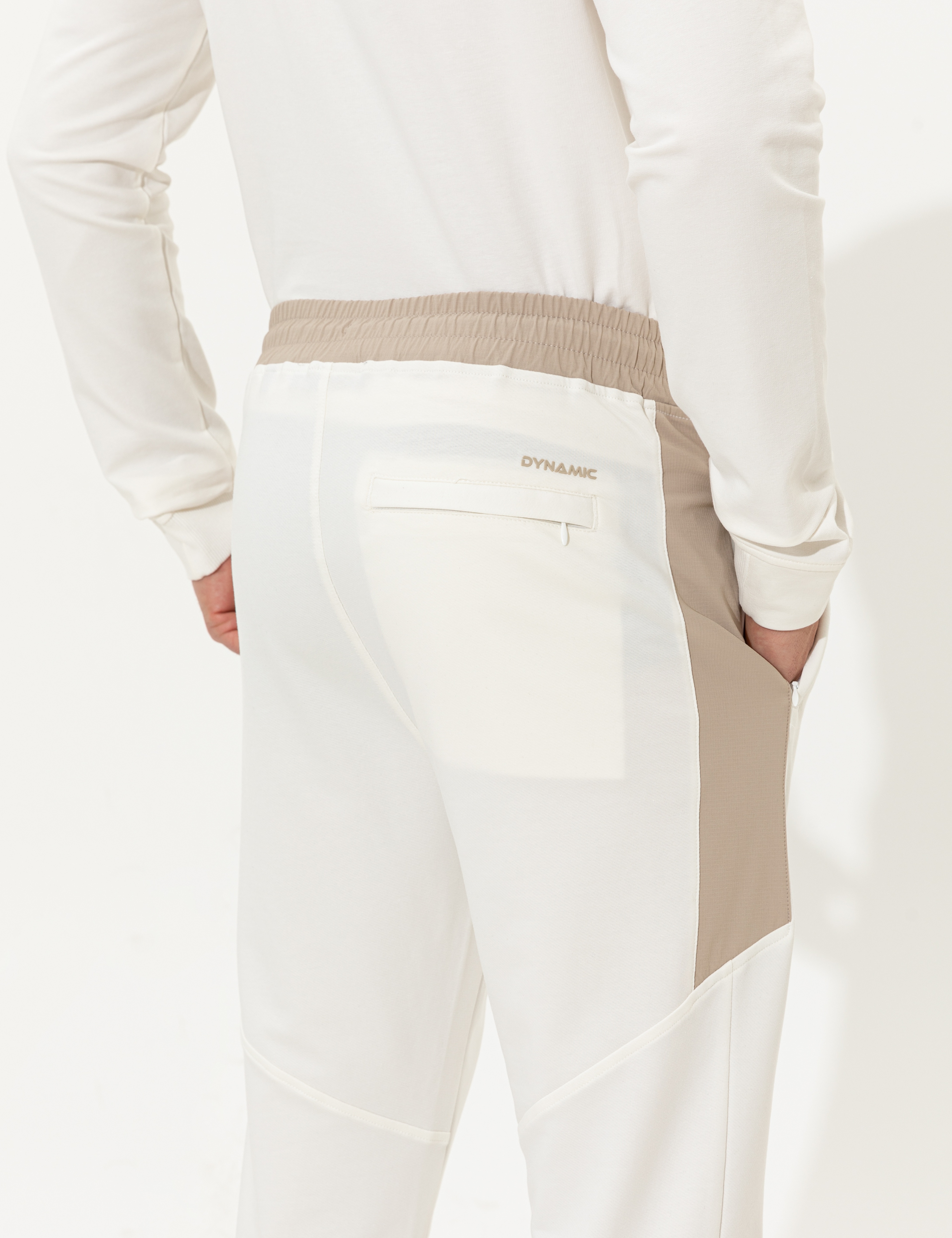 Ekru Extra Slim Fit Eşofman Altı - Image 7