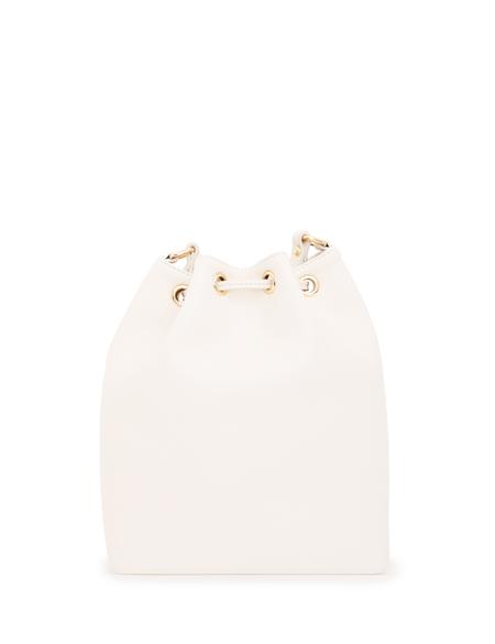 Beyaz Büzgülü Çanta - 50261497004