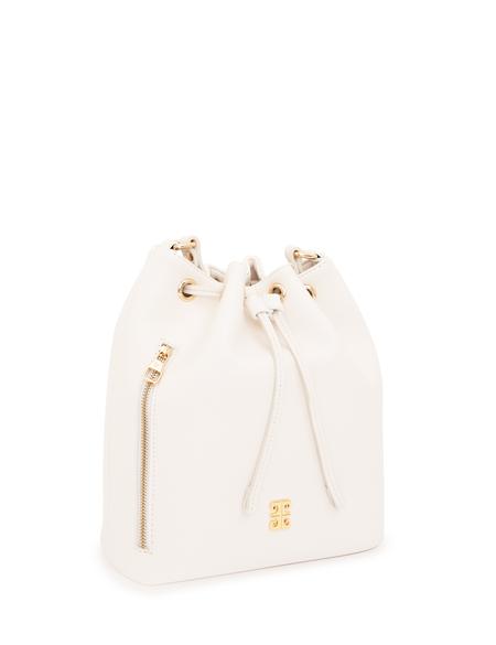 Beyaz Büzgülü Çanta - 50261497004