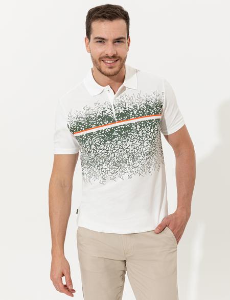 Haki Slim Fit Polo Yaka Tişört - 50250533019