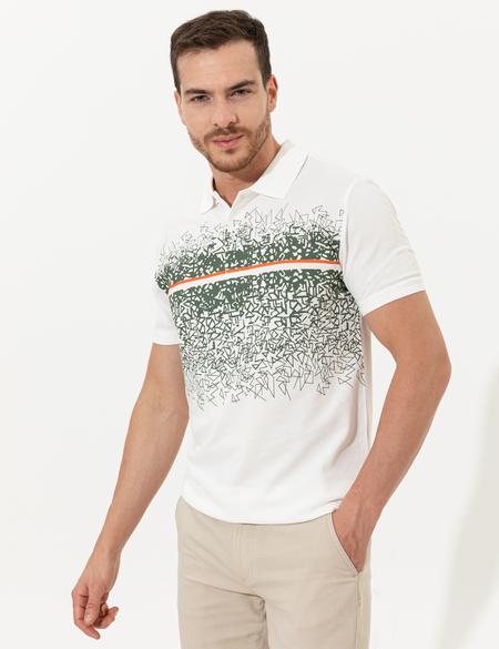 Haki Slim Fit Polo Yaka Tişört - 50250533019