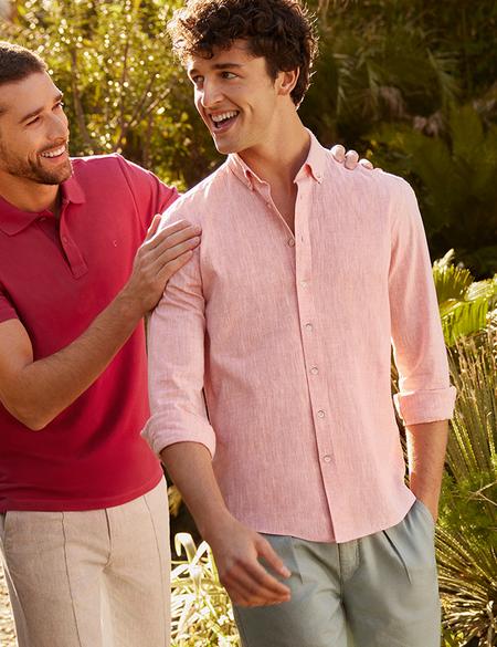 Turuncu Regular Fit Uzun Kollu Gömlek - 50249667091