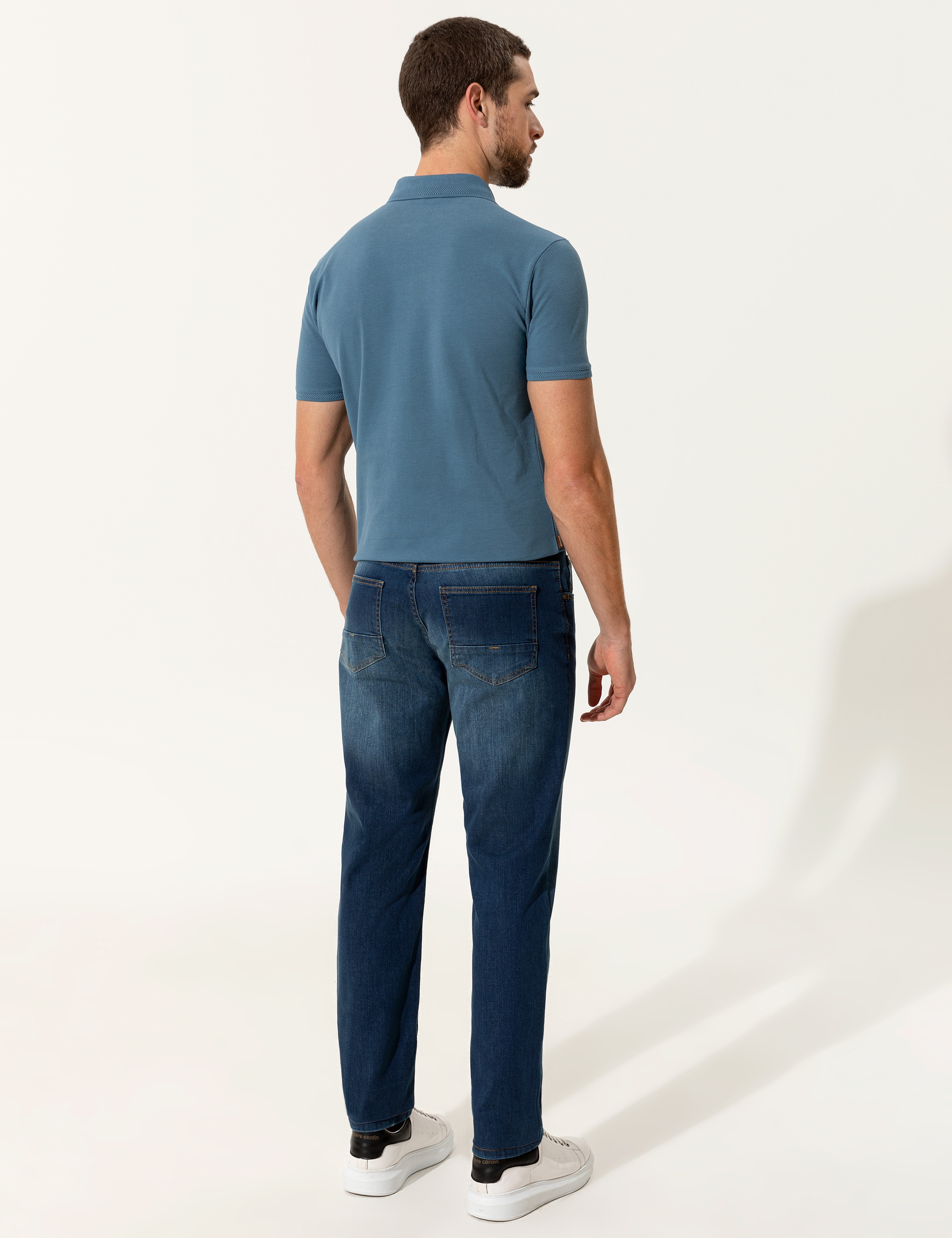 İndigo Straight Fit Jean Pantolon