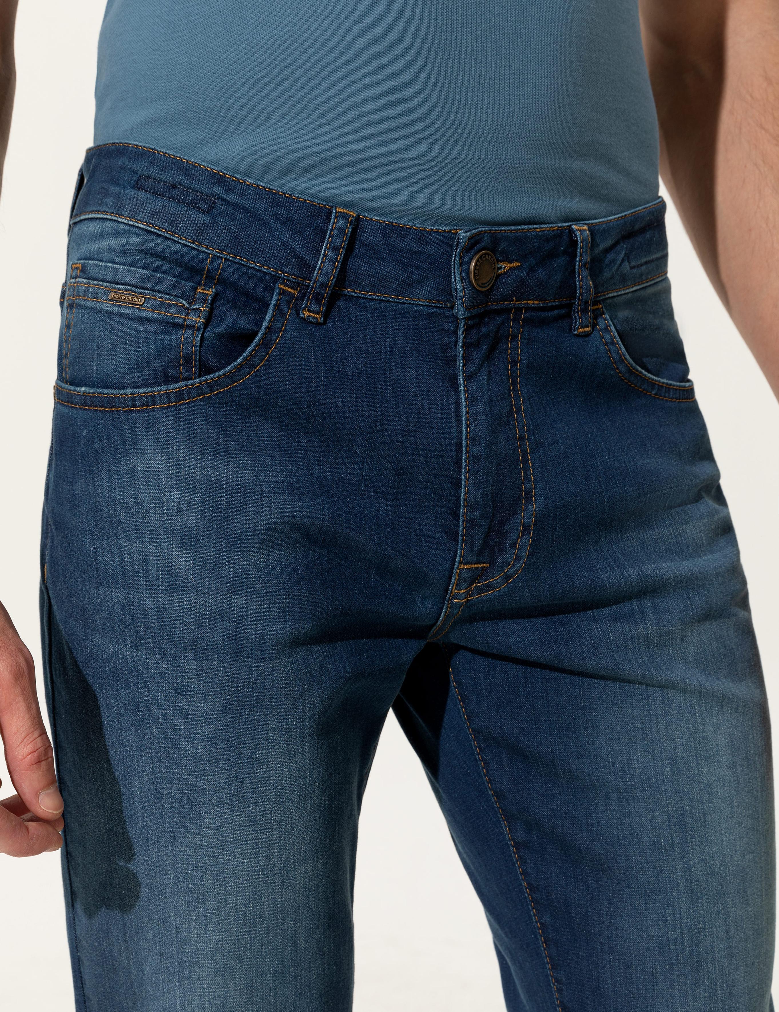 İndigo Straight Fit Jean Pantolon