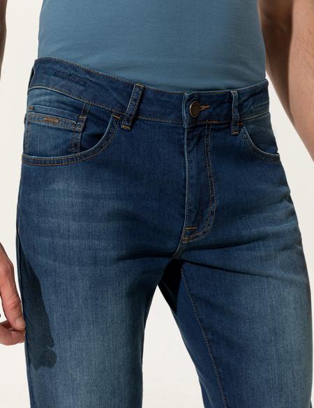 İndigo Straight Fit Jean Pantolon - 50247777076