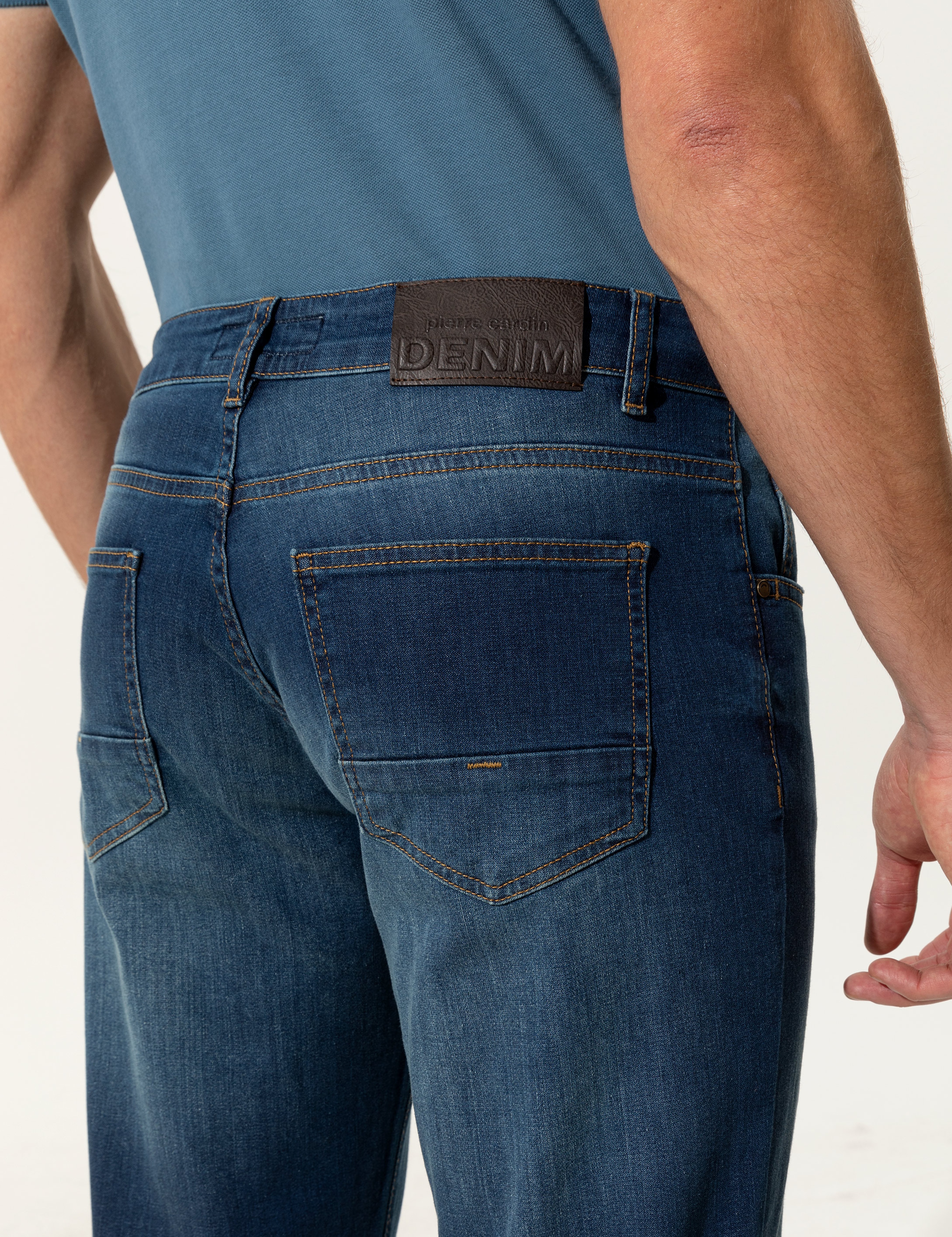 İndigo Straight Fit Jean Pantolon - Image 6