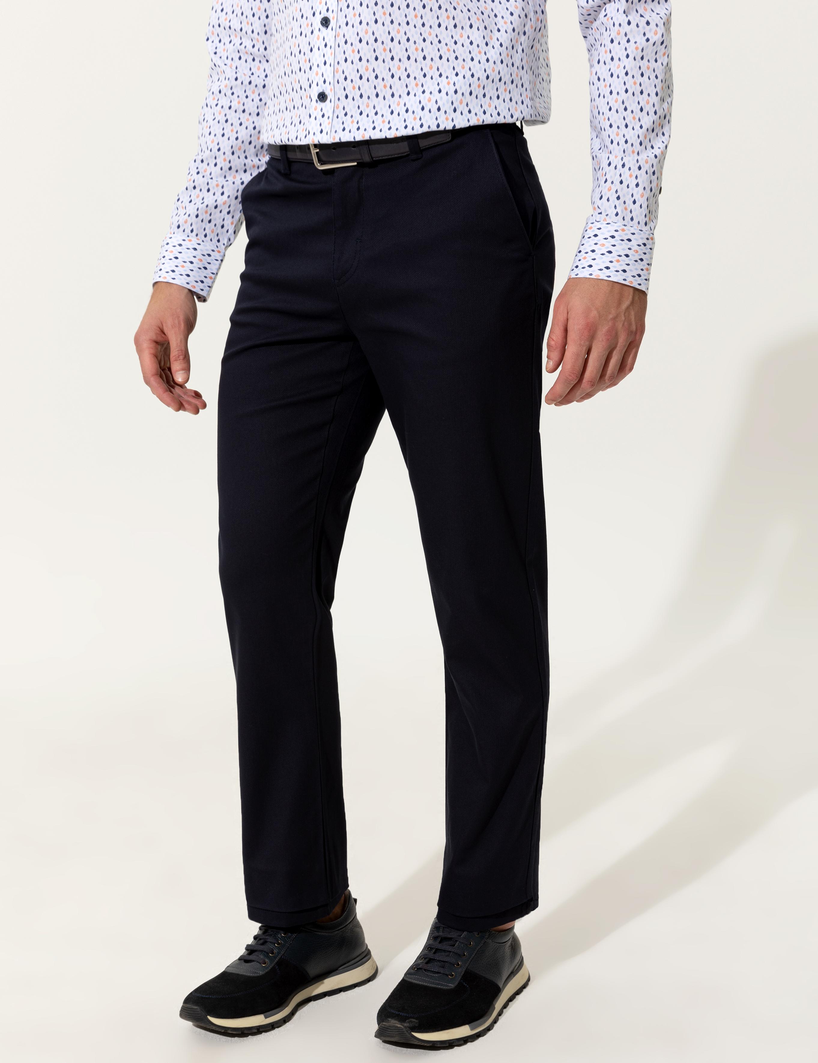 Lacivert Regular Fit Kanvas Pantolon