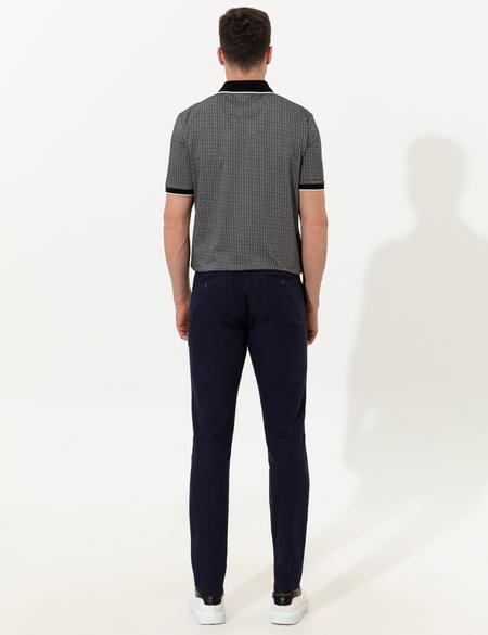 Açık Lacivert Slim Fit Kanvas Pantolon - 50251503211