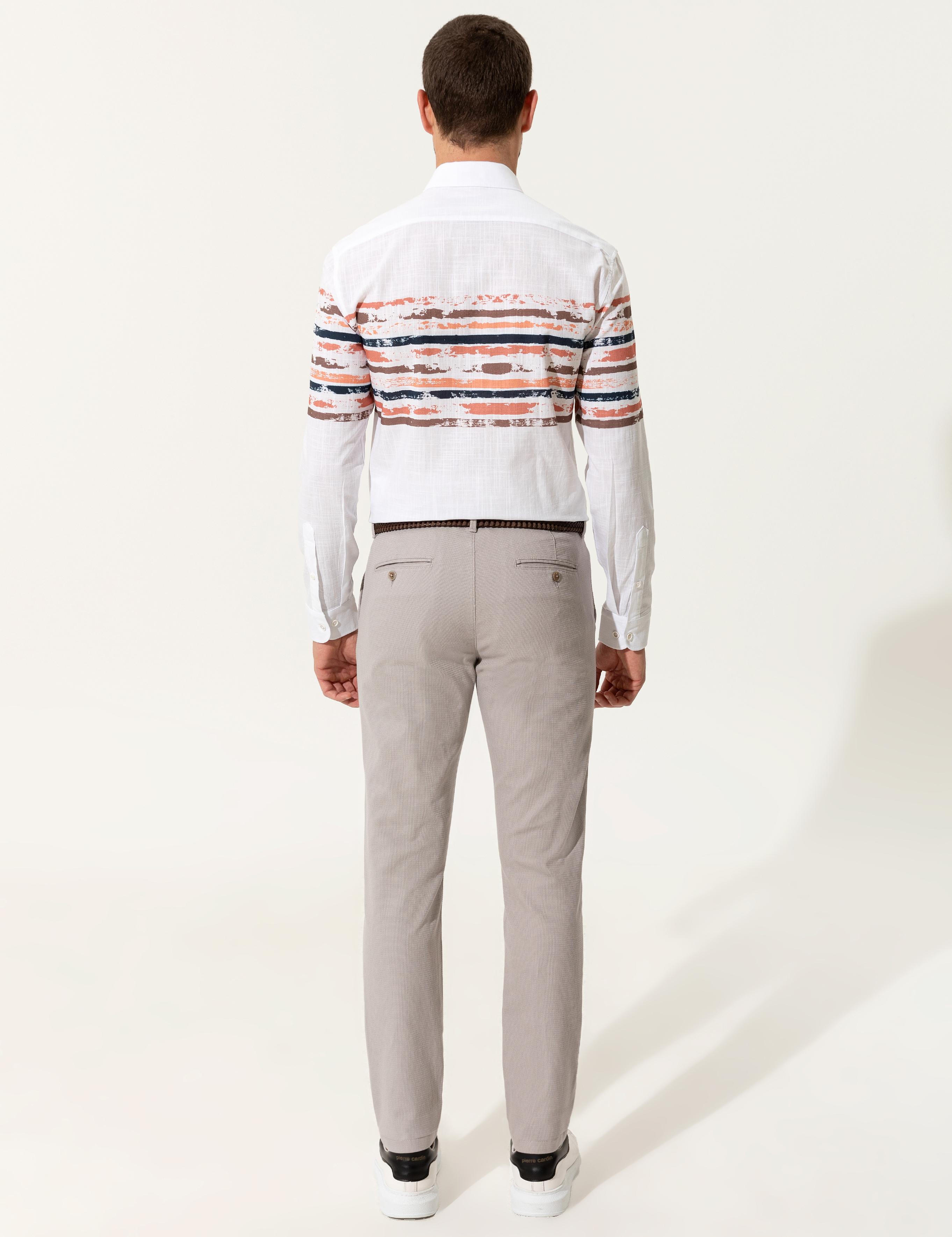 Taş Slim Fit Kanvas Pantolon