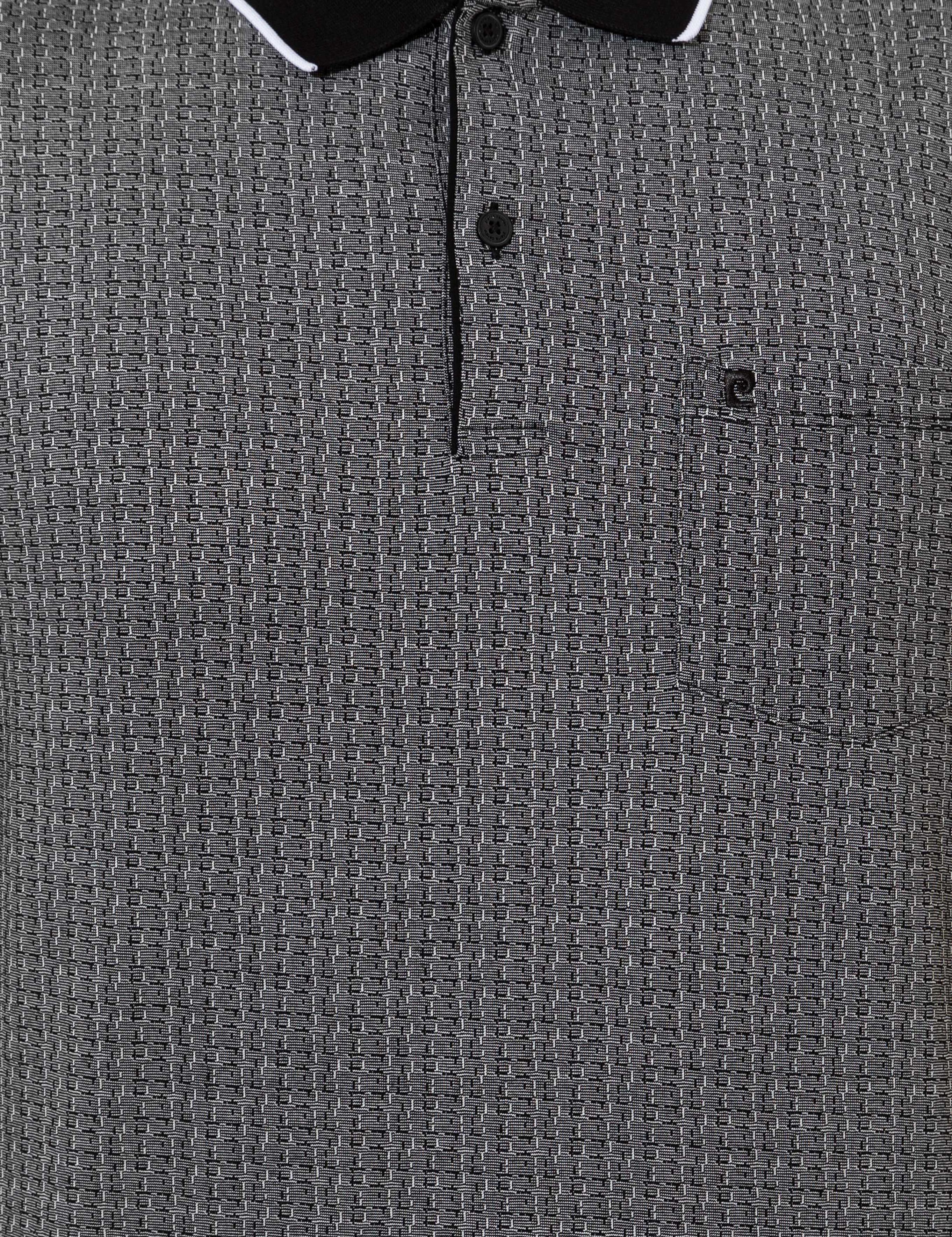 Siyah Regular Fit Polo Yaka Cepli Tişört