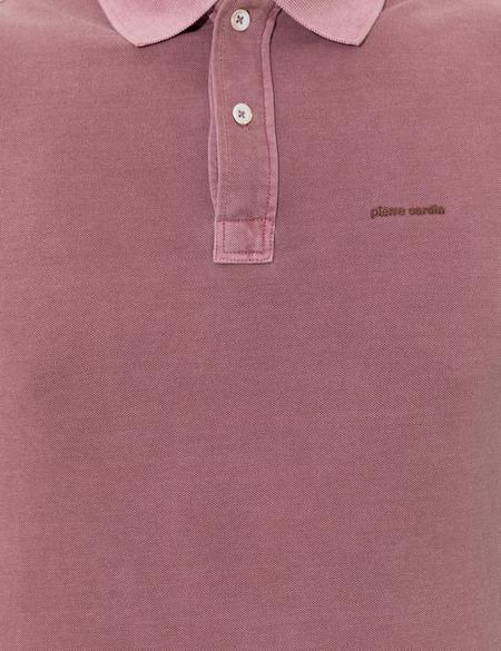 Gül Kurusu Slim Fit Polo Yaka Tişört - 50249684054