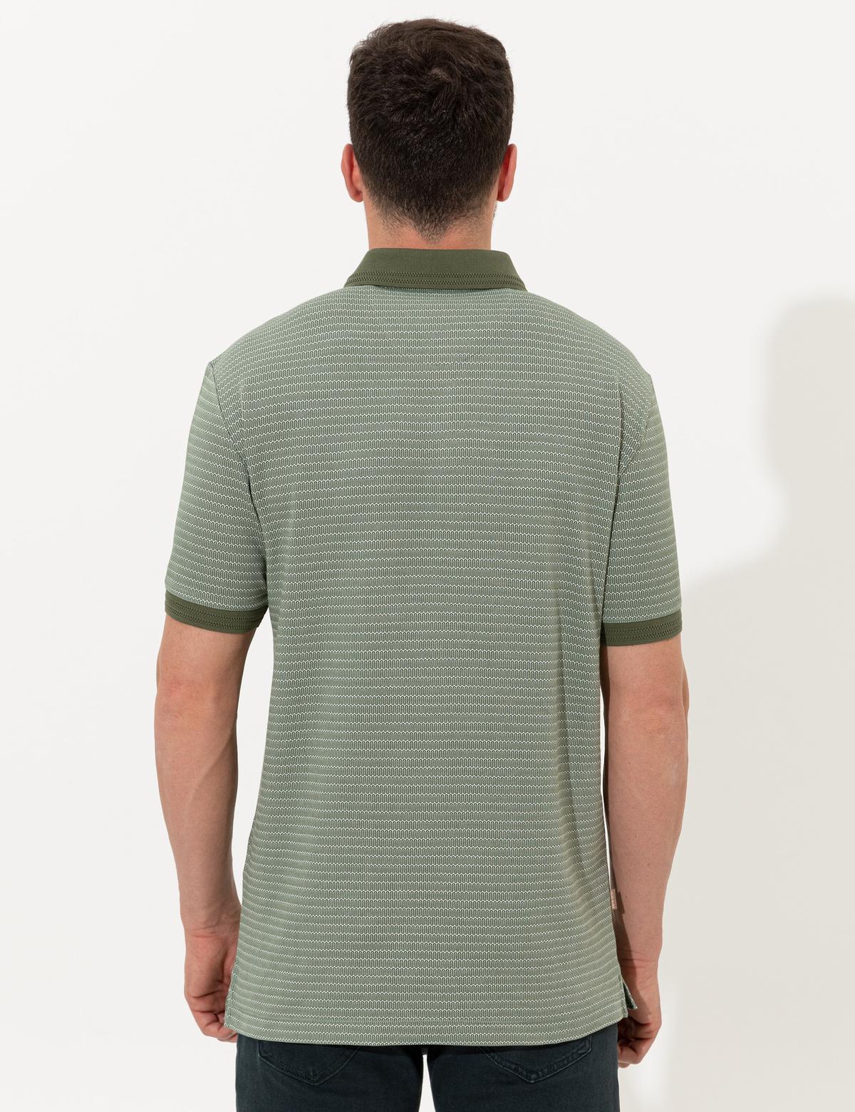 Haki Regular Fit Polo Yaka Tişört - 50250225003