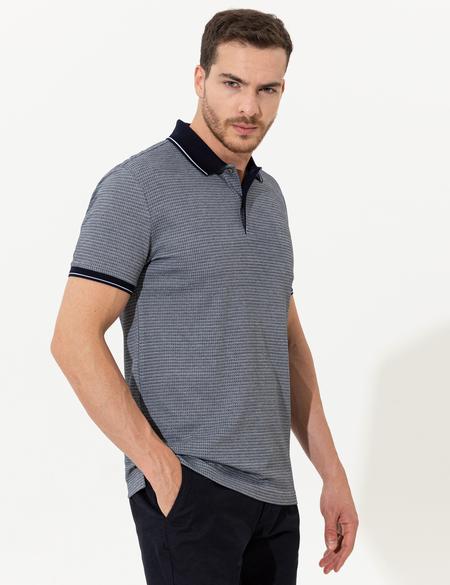 Lacivert Slim Fit Polo Yaka Tişört - 50250208011