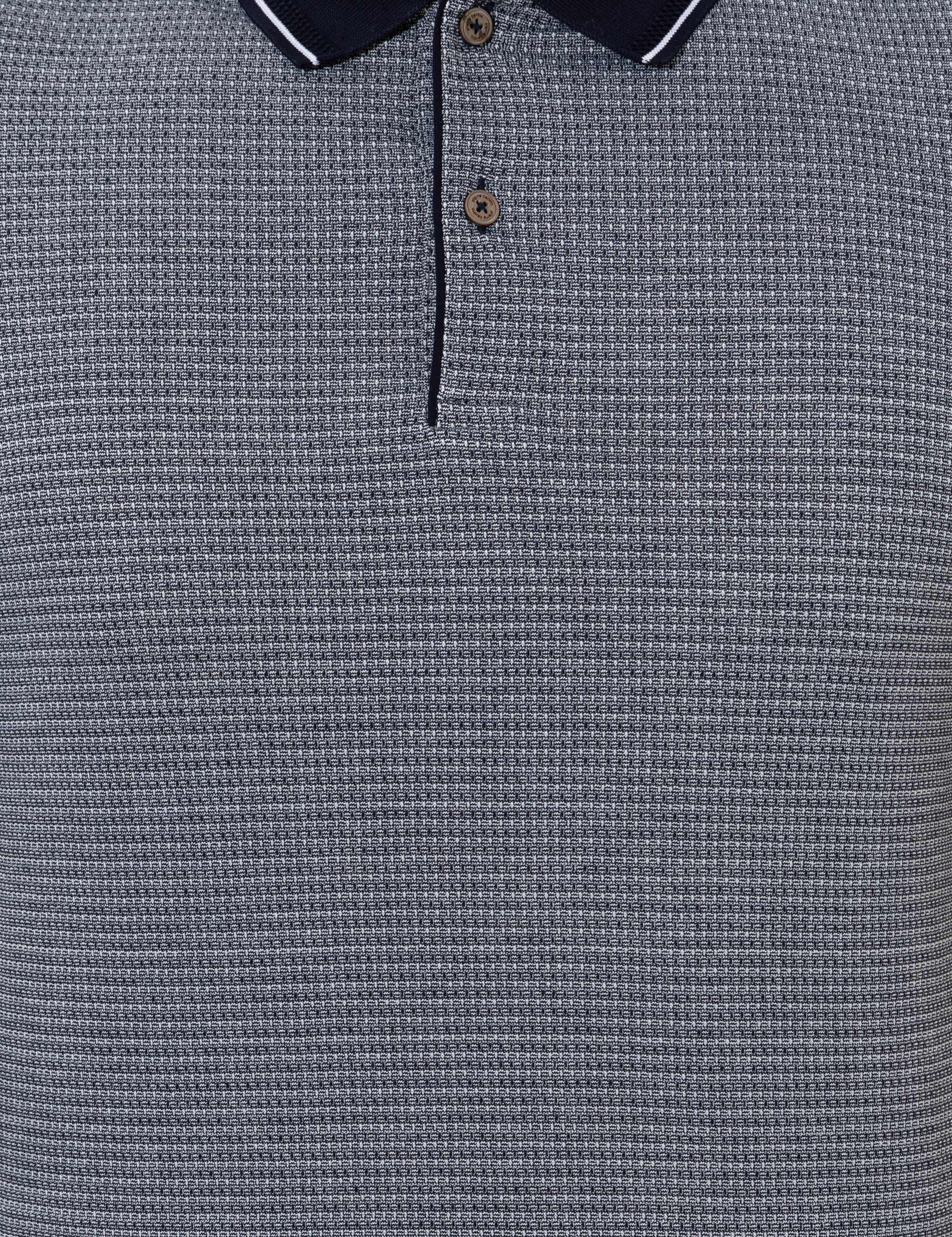 Lacivert Slim Fit Polo Yaka Tişört - Image 6